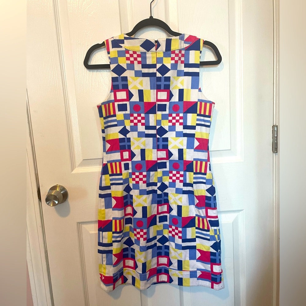 Vineyard vines VINTAGE nautical flag dress. Super cute! - Picture 4 of 5